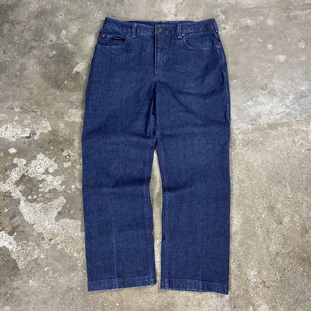 Duluth Trading Jeans Women's Size 12x29 Blue Denim Medium Wash Straight Fit Work
